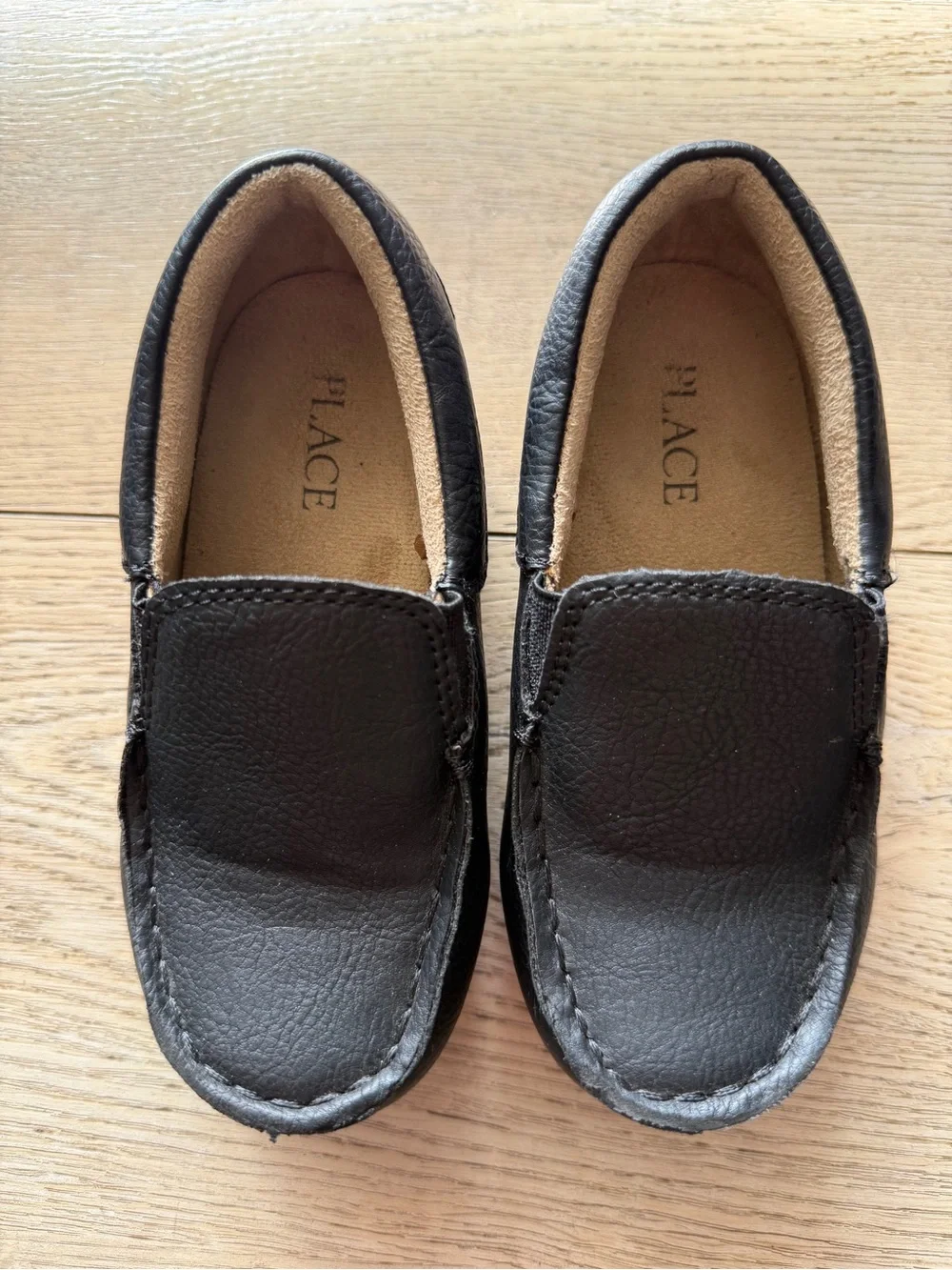 The Children's Place Black Kids Slip-On Loafers | Size 9